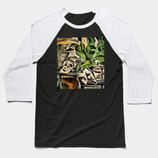 Still life with Cranium Geometric Vanitas Art Baseball T-Shirt